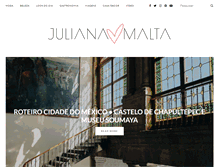 Tablet Screenshot of julianamalta.com